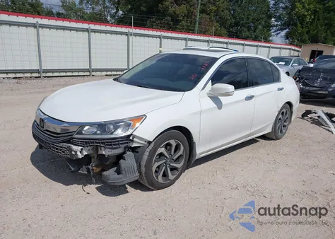 2016 Honda Accord Ex-L V-6 from USA, damaged, VIN 1HGCR3F02GA010336